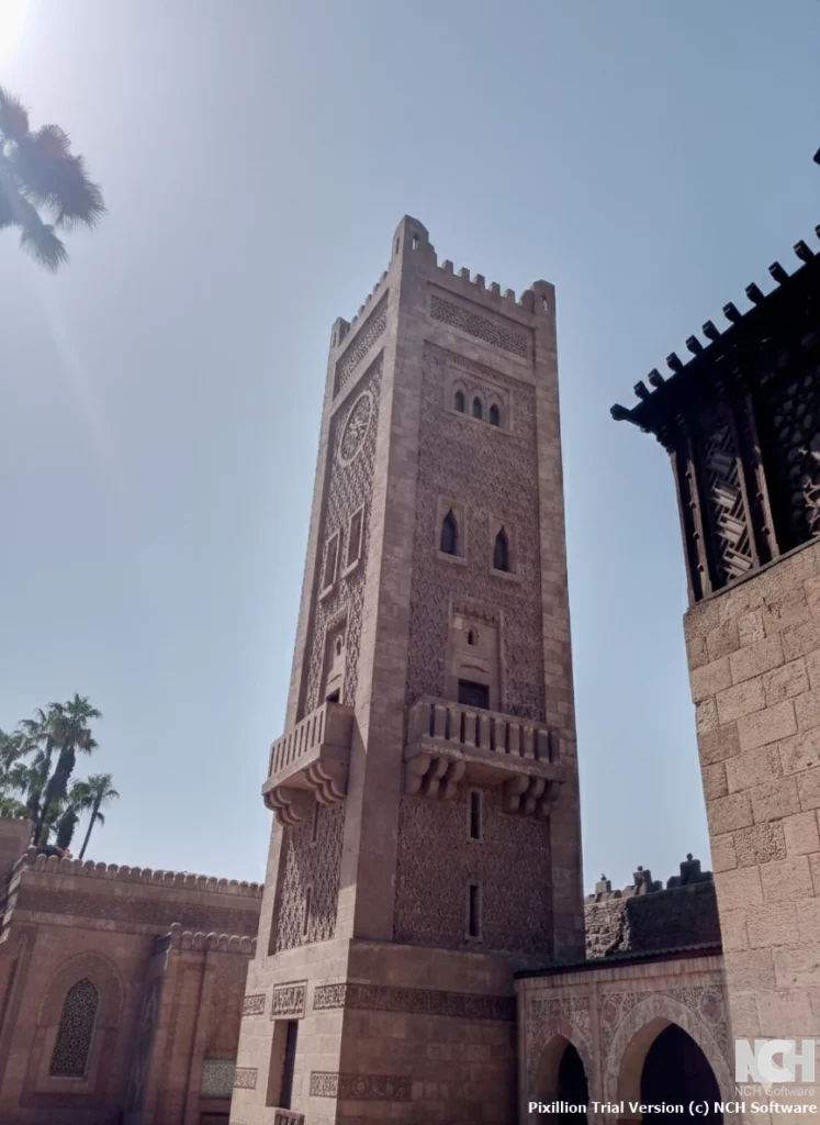 برج الساعة بقصر الأمير محمد علي بالمنيل 