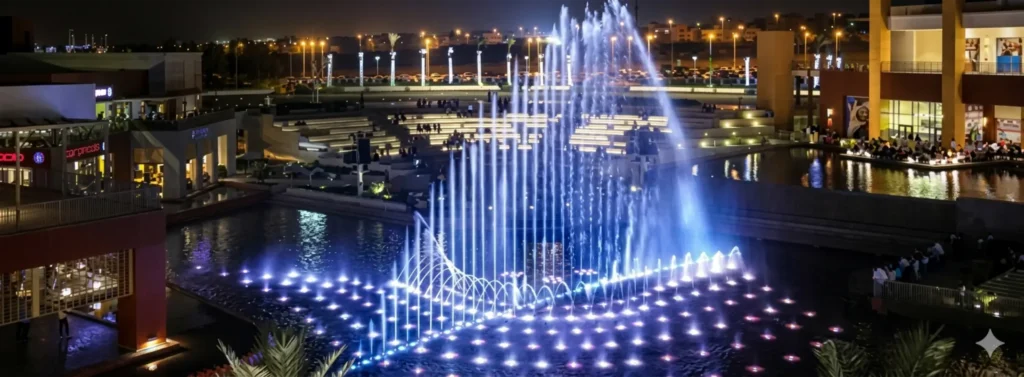 كايرو فيستيفال سيتي مول بتصميمه العصري الذي يجعله من أفضل أماكن للخروج في القاهرة 