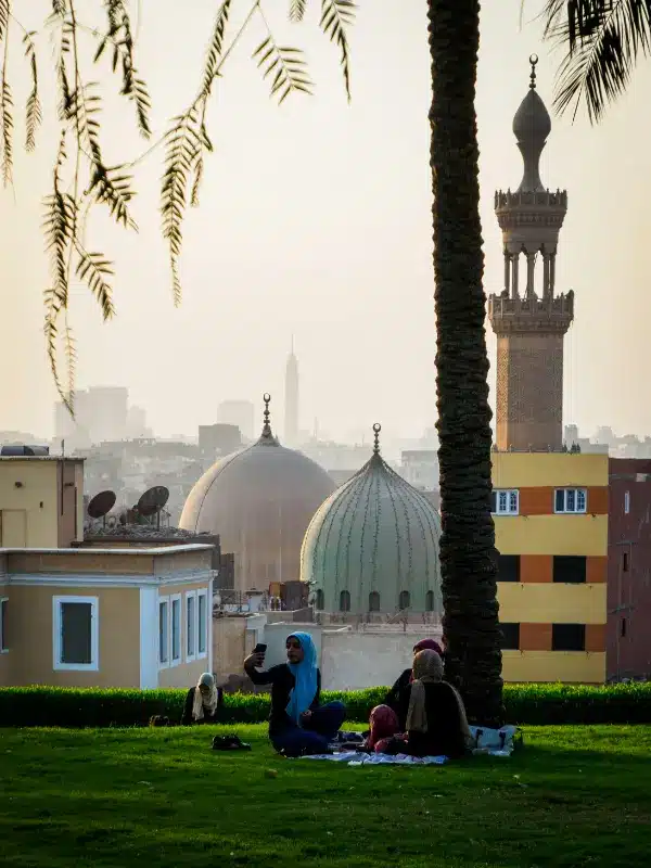 مسجد داخل حديقة الأزهر