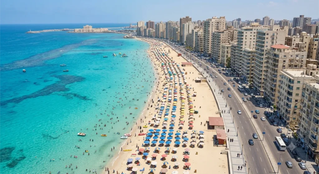 شاطئ ميامي إسكندرية من أفضل الشواطئ في الإسكندرية